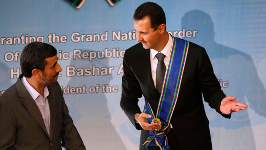 Assad awarded by Ahmadinejad